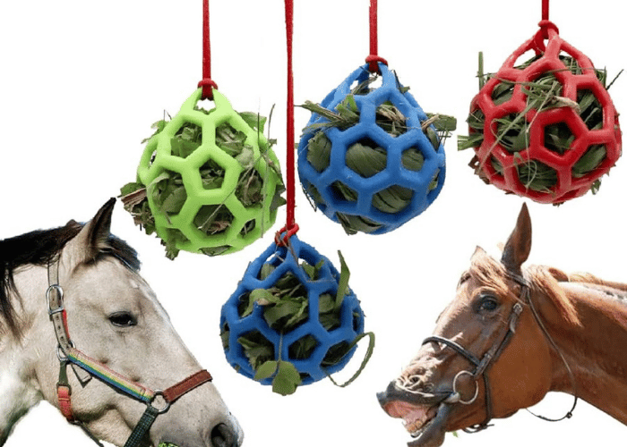 Ball feeder horse toy